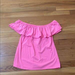 Lily Pulitzer Off the Shoulder Shirt